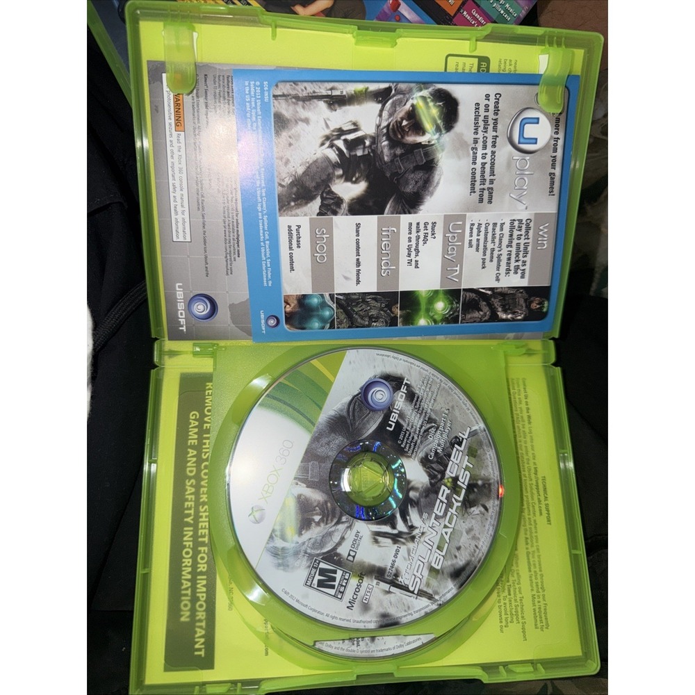 Tom Clancy's Splinter Cell: Blacklist (Microsoft Xbox 360, 2013) Complete CIB - Picture 2 of 4